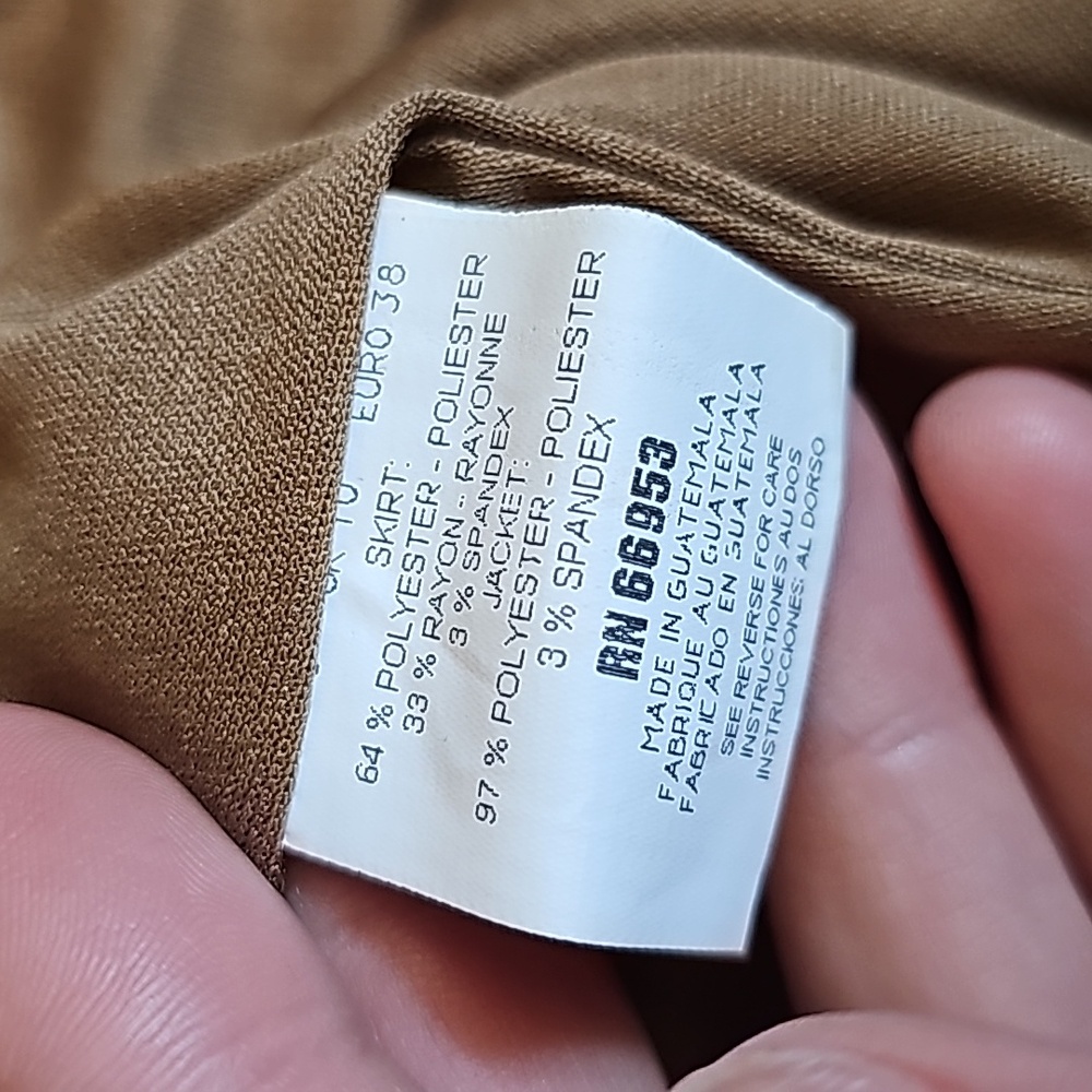 David Warren faux suede jacket. 8 - Picture 6 of 6